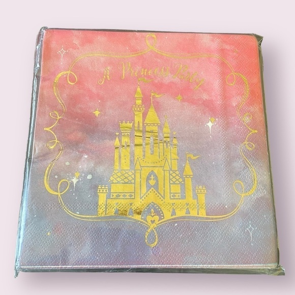 Disney Princess Birthday Party Supplies Paper Castle Napkins 6ft Garland Decor - Picture 4 of 6